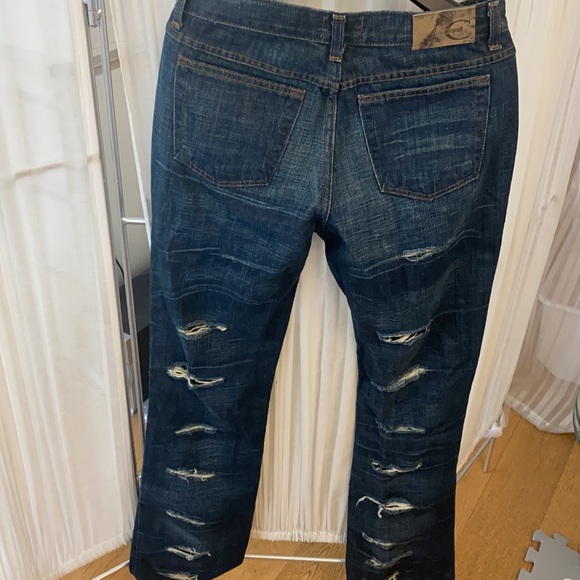 Roberto Cavalli ripped jeans sz30 - Picture 5 of 11